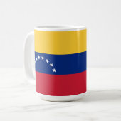 Fahne Venezuela Kaffeetasse (Vorderseite Links)