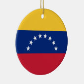 Fahne Venezuela Keramik Ornament (Rechts)