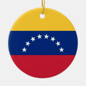 Fahne Venezuela Keramik Ornament (Vorne)