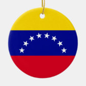 Fahne Venezuela Keramik Ornament (Vorne)