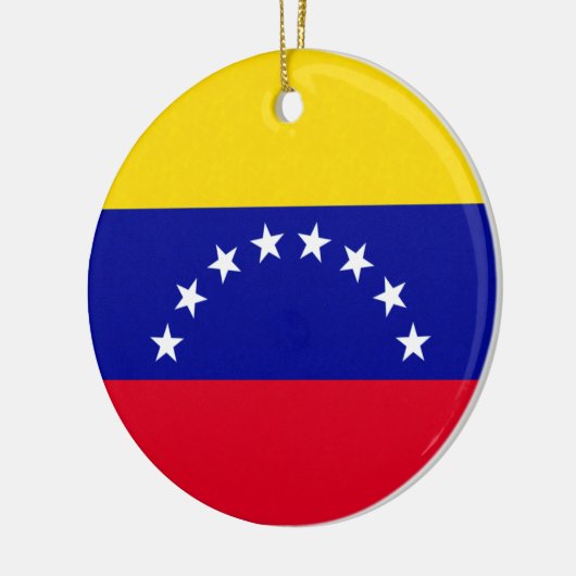 Fahne Venezuela Keramik Ornament (Links)