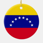 Fahne Venezuela Keramik Ornament (Hinten)