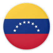 Fahne Venezuela Keramikknauf (Vorderseite)