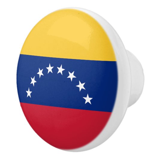 Fahne Venezuela Keramikknauf (Rechts)
