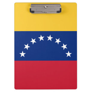 Fahne Venezuela Klemmbrett