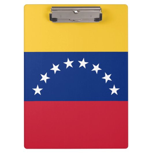 Fahne Venezuela Klemmbrett (Vorderseite)