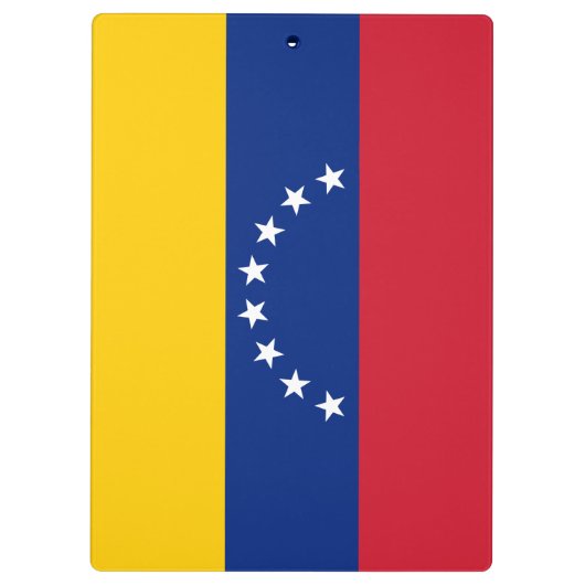 Fahne Venezuela Klemmbrett (Rückseite)