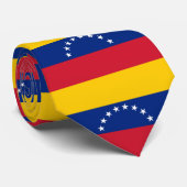 Fahne Venezuela Krawatte (Gerollt)