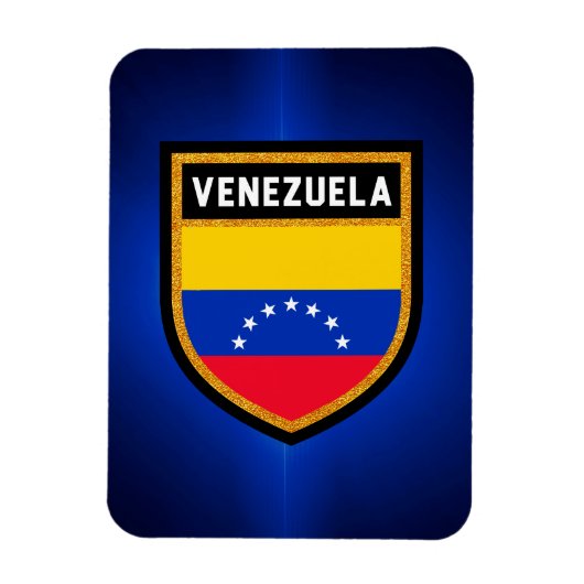Fahne Venezuela Magnet (Vertikal)