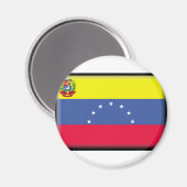 Fahne Venezuela Magnet (Vorderseite/Rückseite)