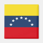 Fahne Venezuela Magnet (Vorne)