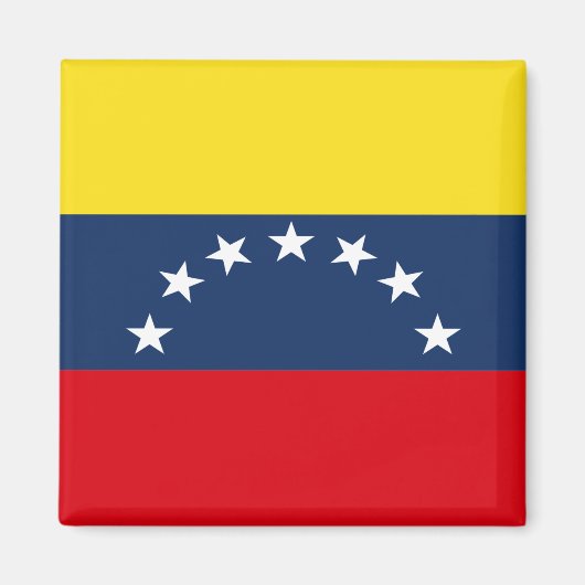 Fahne Venezuela Magnet (Vorne)