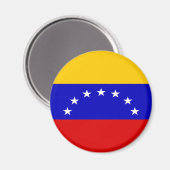 Fahne Venezuela Magnet (Vorderseite/Rückseite)