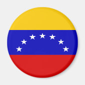 Fahne Venezuela Magnet (Vorne)