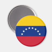 Fahne Venezuela Magnet (Vorderseite/Rückseite)