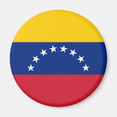 Fahne Venezuela Magnet (Vorne)