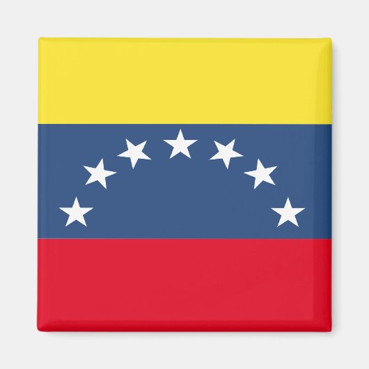 Fahne Venezuela Magnet (Vorne)