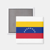 Fahne Venezuela Magnet (Vorderseite/Rückseite)