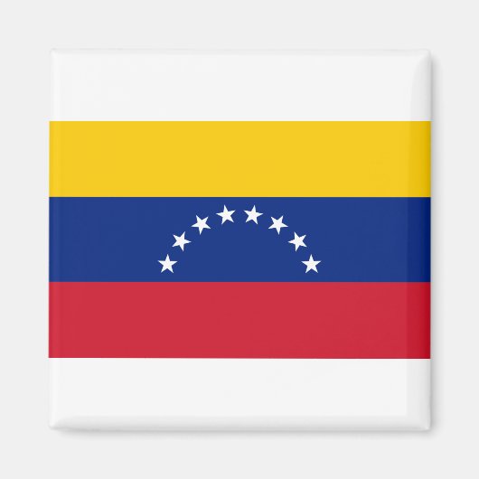 Fahne Venezuela Magnet (Vorne)