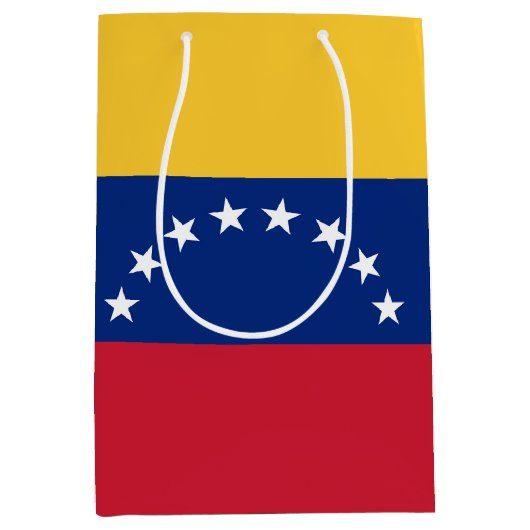 Fahne Venezuela Mittlere Geschenktüte (Vorderseite)