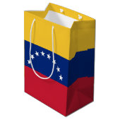 Fahne Venezuela Mittlere Geschenktüte (Rückseite Schrägansicht)