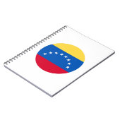 Fahne Venezuela Notizblock (Linke Seite)