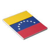 Fahne Venezuela Notizblock (angewinkelt)