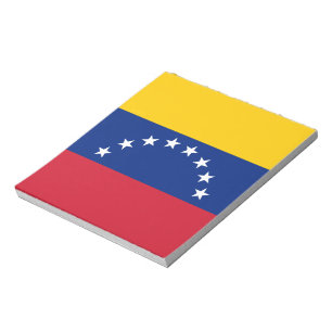 Fahne Venezuela Notizblock