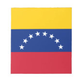 Fahne Venezuela Notizblock (Vorderseite)