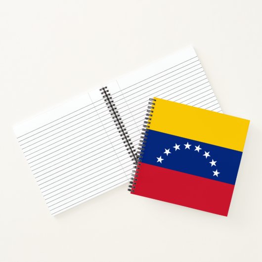 Fahne Venezuela Notizblock (Innenseite)