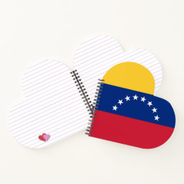 Fahne Venezuela Notizblock