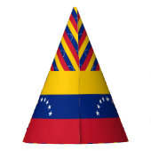 Fahne Venezuela Partyhütchen (Rückseite)
