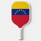 Fahne Venezuela Pickleball Schläger (Rückseite)