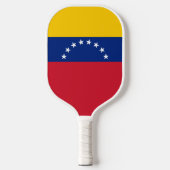 Fahne Venezuela Pickleball Schläger (Vorderseite)