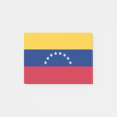 Fahne Venezuela Post-it Klebezettel (Vorderseite)
