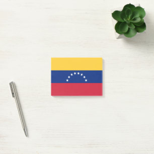Fahne Venezuela Post-it Klebezettel