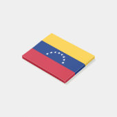 Fahne Venezuela Post-it Klebezettel (angewinkelt)