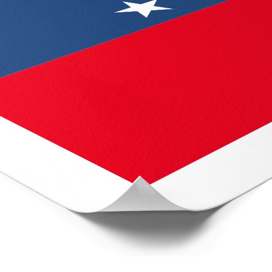 Fahne Venezuela Poster (Ecke)