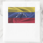 Fahne Venezuela Rechteckiger Aufkleber (Tasche)