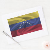Fahne Venezuela Rechteckiger Aufkleber (Umschlag)