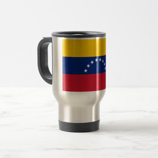 Fahne Venezuela Reisebecher (Vorderseite Links)