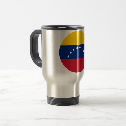 Fahne Venezuela Reisebecher (Vorderseite Links)