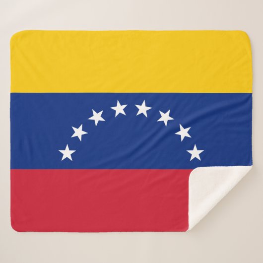 Fahne Venezuela Sherpadecke (Vorderseite (Horizontal))