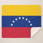 Fahne Venezuela Sherpadecke (Vorderseite (Horizontal))