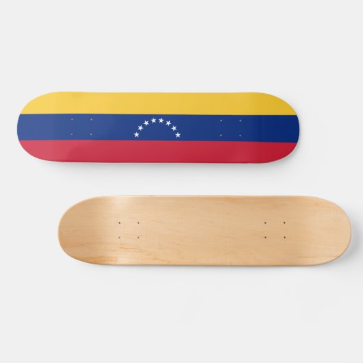 Fahne Venezuela Skateboard (Horizontal)