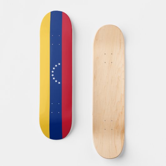 Fahne Venezuela Skateboard (Vorderseite)