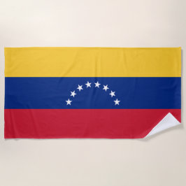 Fahne Venezuela Strandtuch