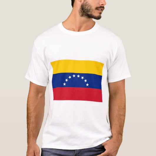 Fahne Venezuela T-Shirt (Vorderseite)