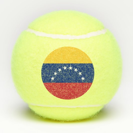 Fahne Venezuela Tennisbälle (Rückseite)