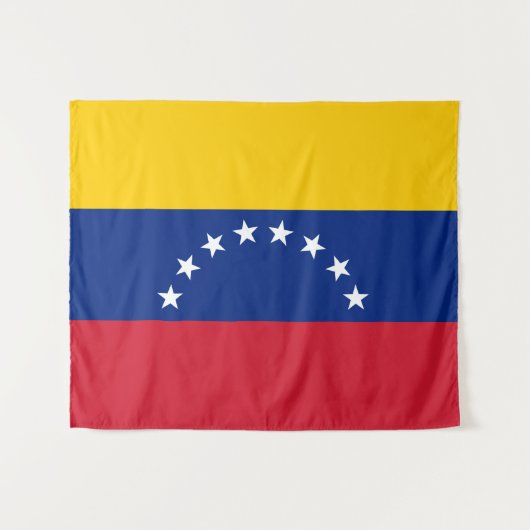 Fahne Venezuela Wandteppich (Vorderseite (Horizontal))
